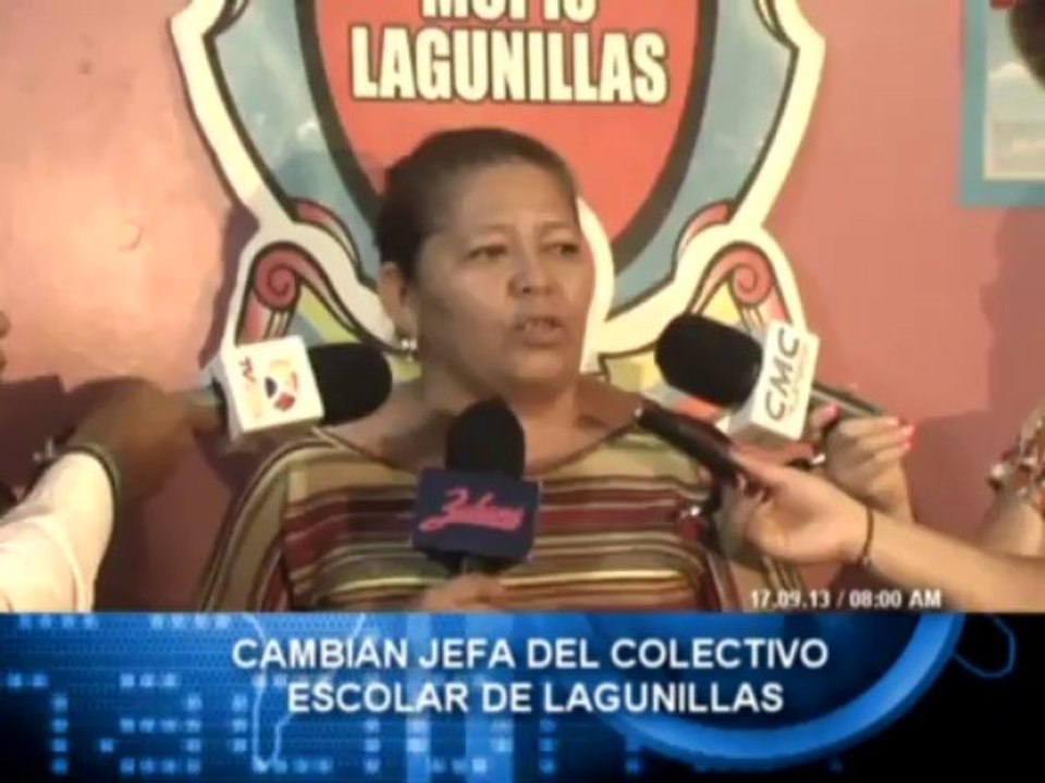 Fue juramentada nueva jefa del colectivo escolar Lags., Gladys Carrasco. 17.09.13