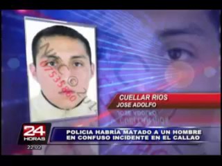 Callao: joven de 24 años fue acribillado por policías en confuso incidente