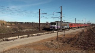 trains en region de Montpellier en decembre 2013 Partie 1