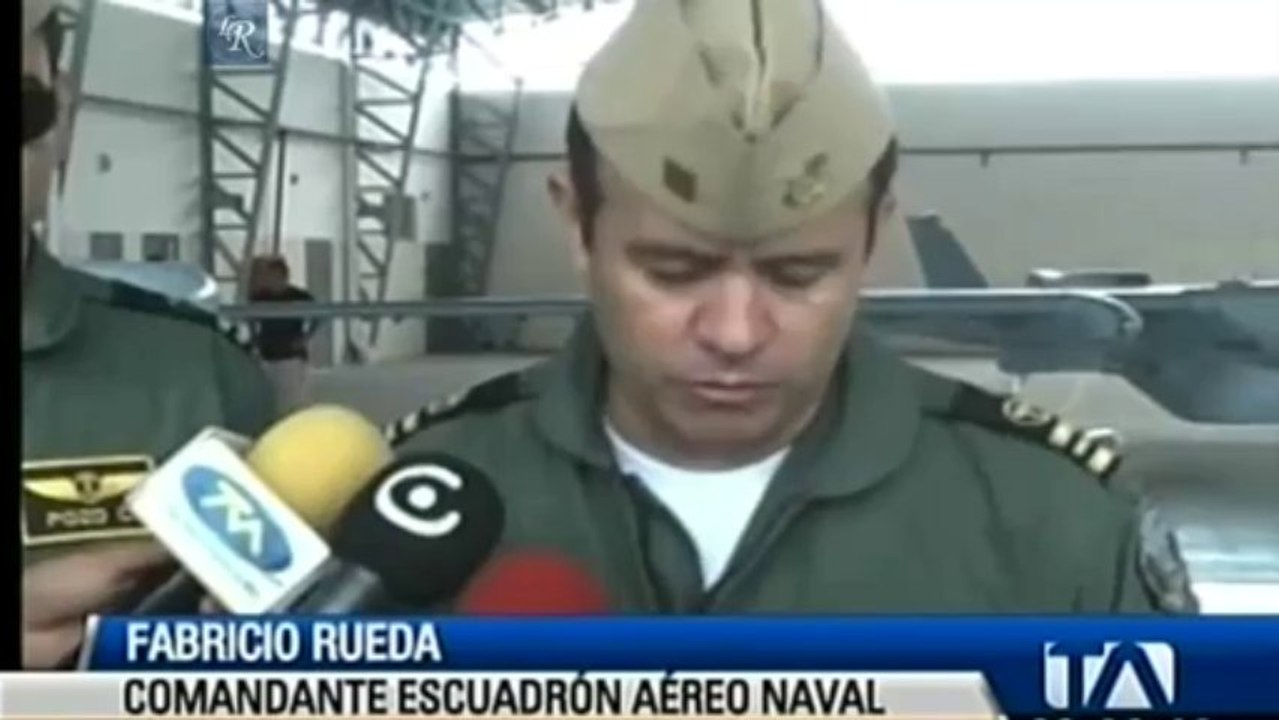 Un avón no tripolado cayó al mar, Ecuador
