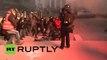 Violent protests in Kiev_ Rioters beat up police officers