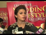 Huma Qureshi inaugurated Wedding & Lifestyle Exhibition Shagun in Looking  hot and gorgeous .