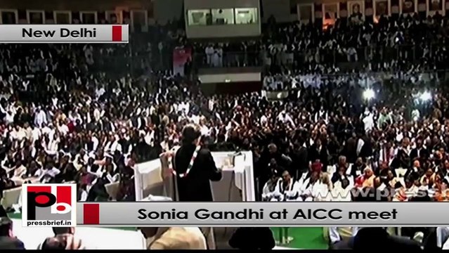 Sonia Gandhi at AICC Session: Growth is essential and must be sustained