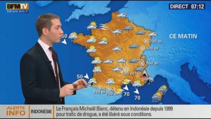 La Météo pour ce lundi - 20/01
