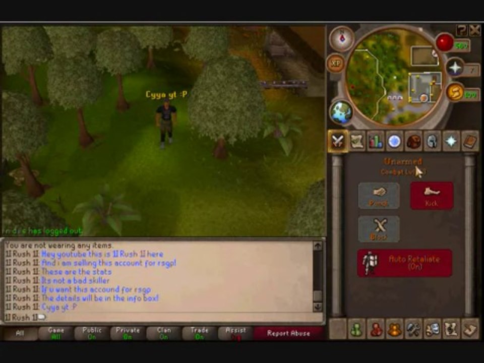 GameTag.com - Buy Sell Accounts - Runescape Selling A Pure Account 8M RSGP!