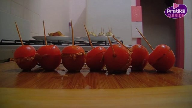 Entrée - Comment préparer des tomates cocktail au thon