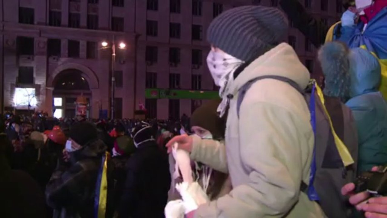 Ukraine: violents affrontements à Kiev