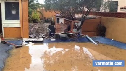 Intempéries dans le Var: le jour d'après à La Londe
