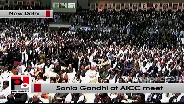 Sonia Gandhi at AICC Session: We never deviated from our principles