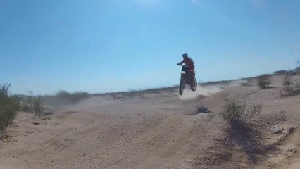 Crazy Dirt Bike WRECK - Rider Could Of Been Seriously Hurt!