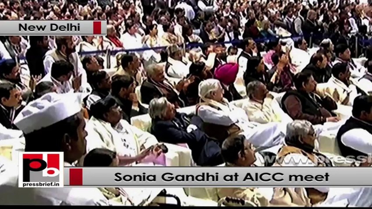 Sonia Gandhi at AICC Session: BJP's way is to divide communities, to spread disharmony