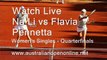 watch Aus Open  Women's Singles - Quarterfinals  Na Li vs Flavia Pennetta match