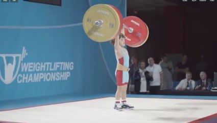 Mum seeing kid as a weight lifter champion!! Funny commercial !!