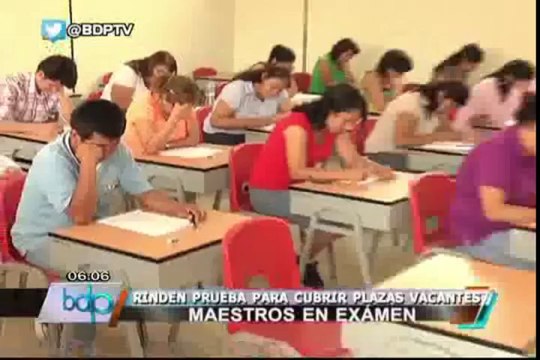 Evaluación de profesores: 97% de docentes inscritos dieron examen de contrato