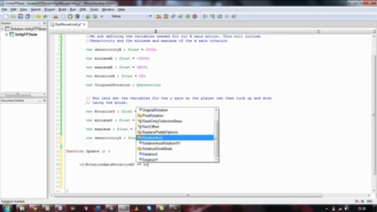 002- HyperShadeTutorials - Unity 3D FPS -Mouselook Script (Java Script) Part 2 of 5