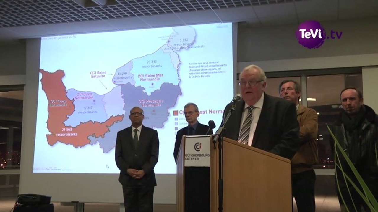 Voeux de la CCI de Cherbourg Cotentin [TéVi] 20-01-14