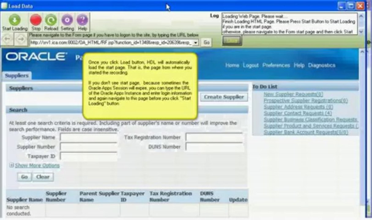 How to load data using Oracle Data Loader - video Dailymotion