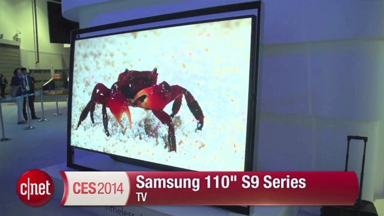 CES 2014 : Samsung S9 UHD 110 pouces
