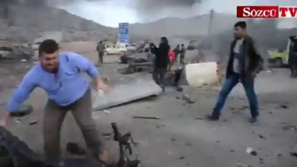 Patlamadan ilk görüntüler