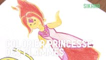 Colorier la princesse des flammes !