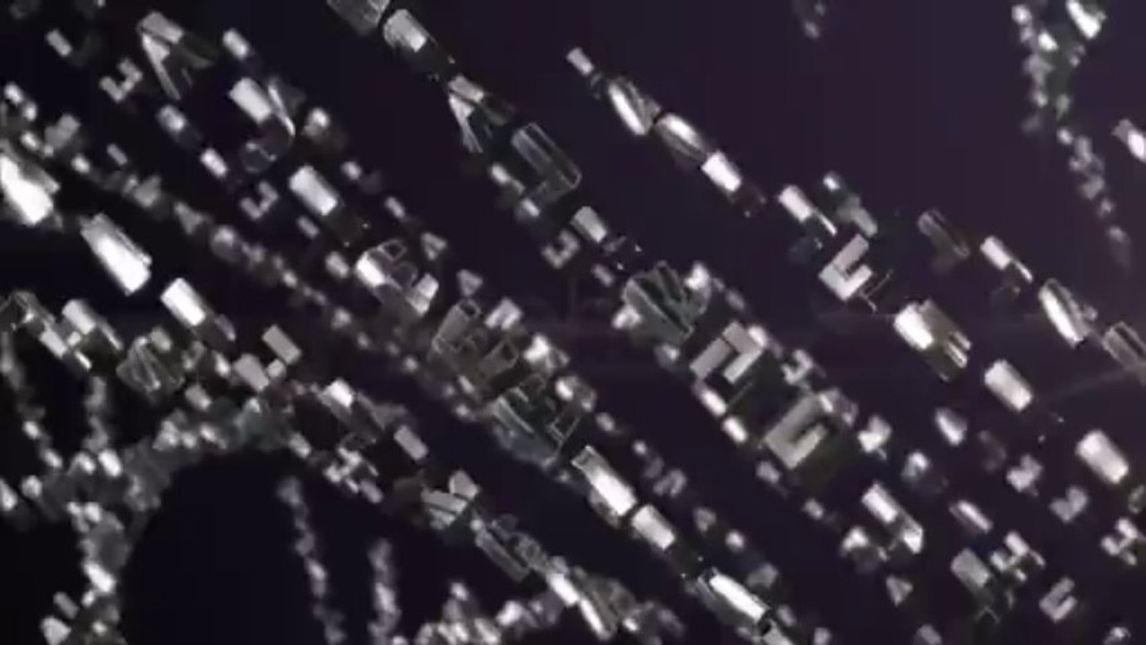 Metallic Characters Particle Reveal - After Effects Template