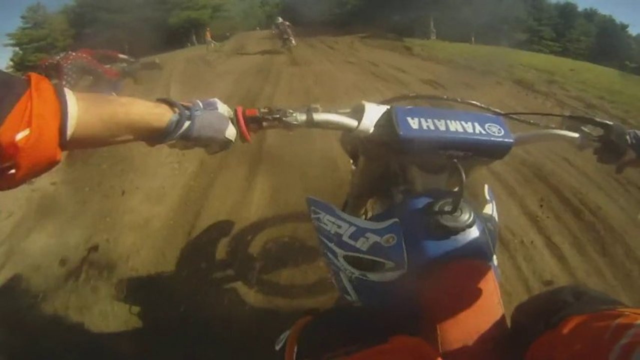 Bad Motocross Accident - Rider Gets Thrown Off His Bike! MMRS Cochranes