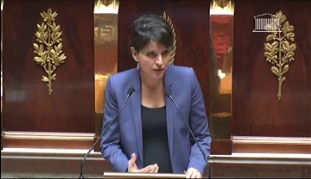 Discours de Najat Vallaud-Belkacem sur l'égalité entre les femmes et les hommes à l'Assemblée nationale