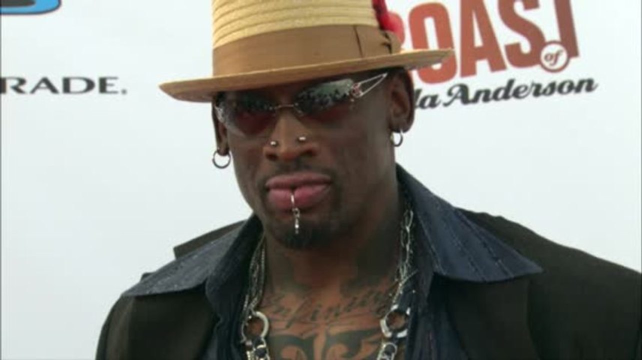 Dennis rodman ist in entzugsklinik wegen alkoholsucht