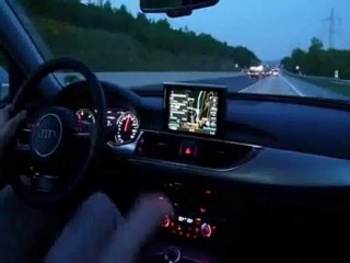 audi a6 almanya  dönüş yolu