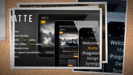 Matte Responsive WordPress Theme Download