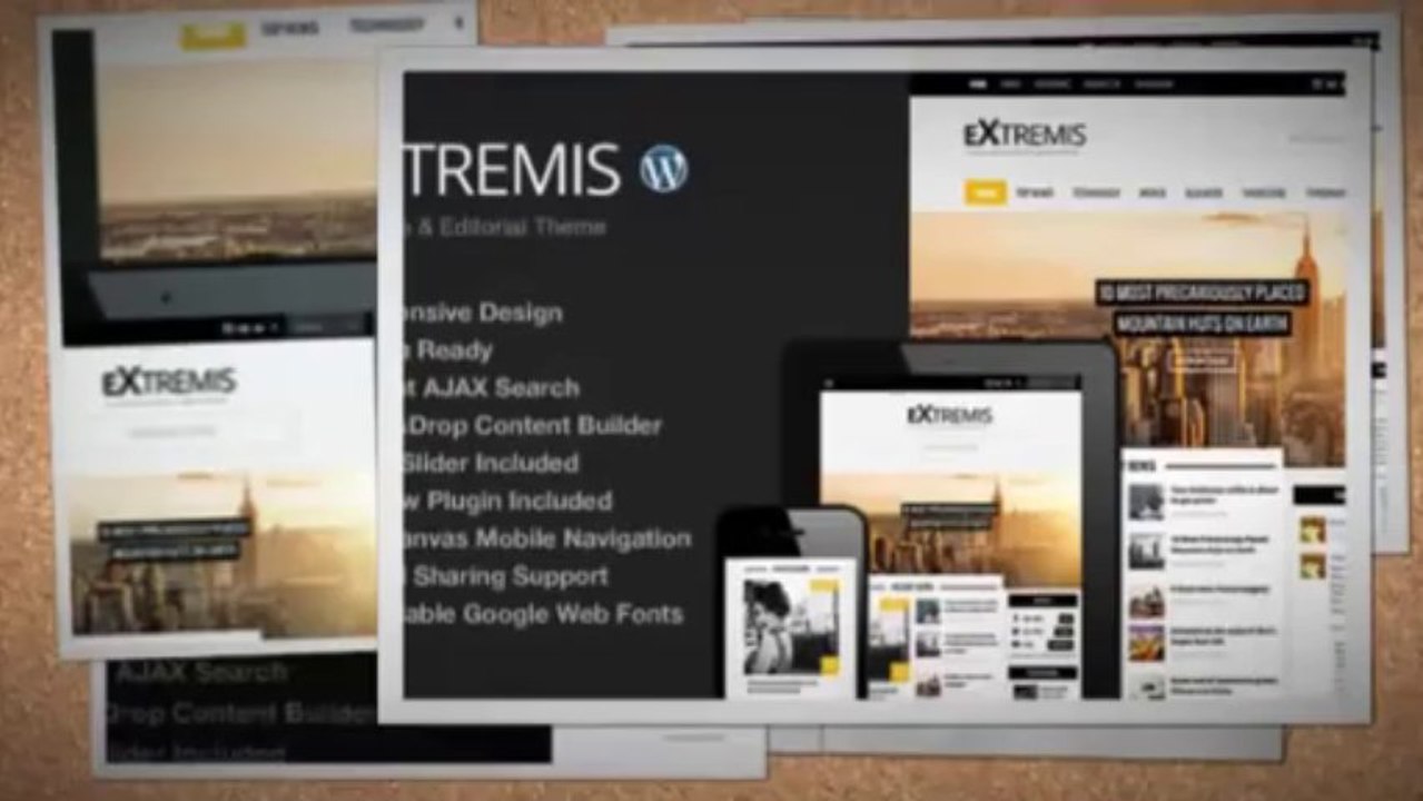 Extremis Responsive Magazine Theme Download