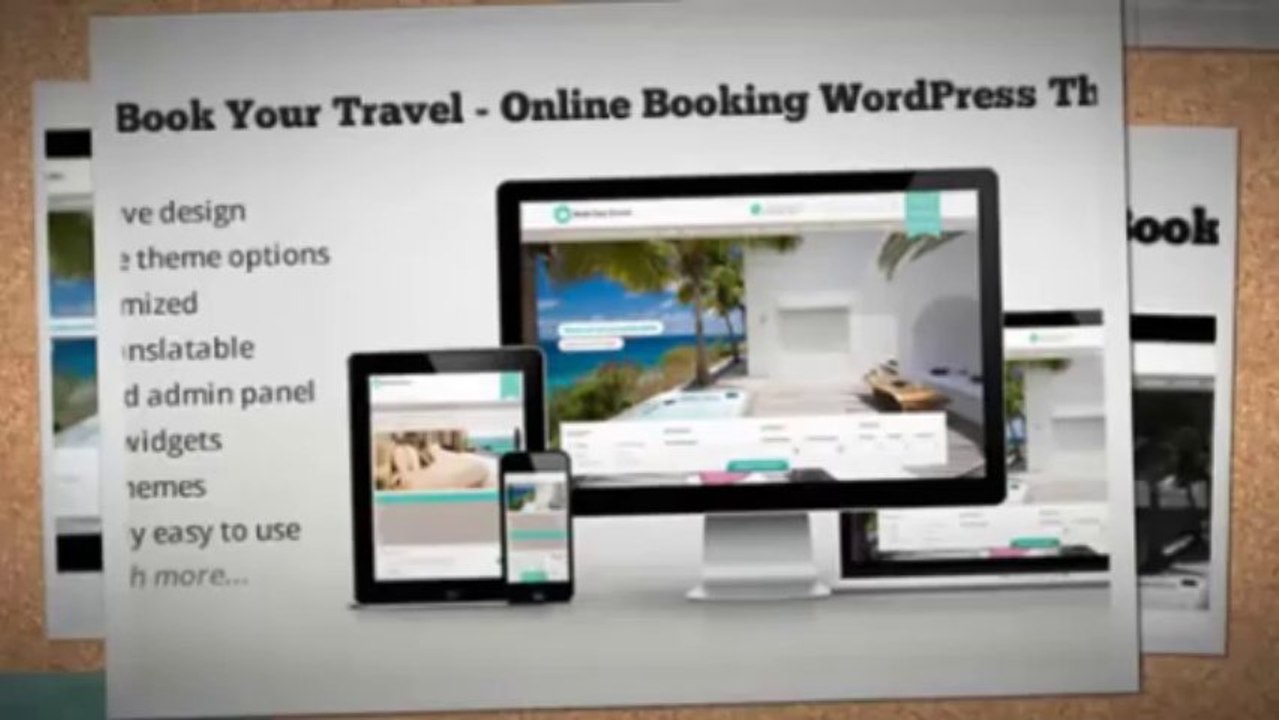 Book Your Travel Online Booking WordPress Theme Download