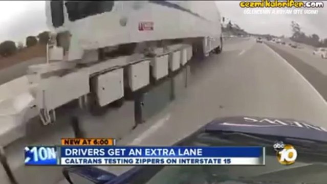 Trafik Hangi Tarafta Yoğunsa O Tarafa Şerit Açan Araç