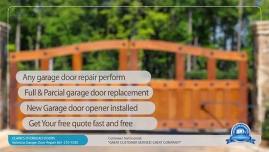 Valencia Garage Door Repair 661 210 1030 Video Dailymotion
