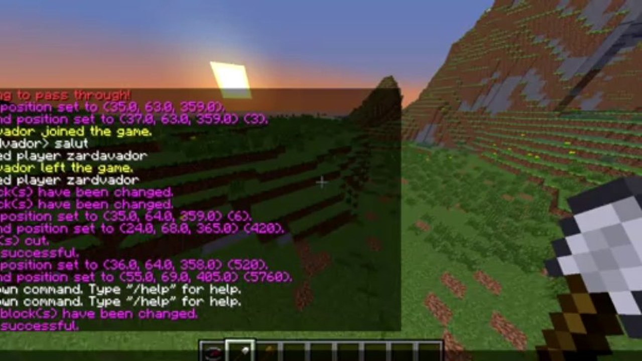 [TUTO] [World édit] [Pour les nules] [FR] [HD] [By darkeunter64]