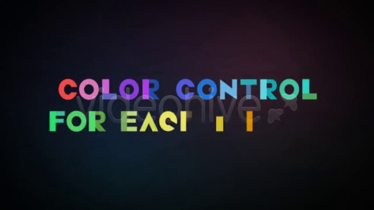Animated Typeface - After Effects Template