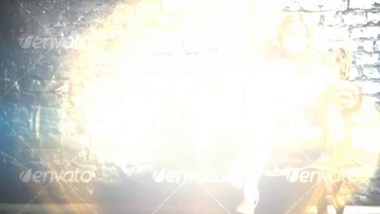 lens flare transitions - After Effects Template