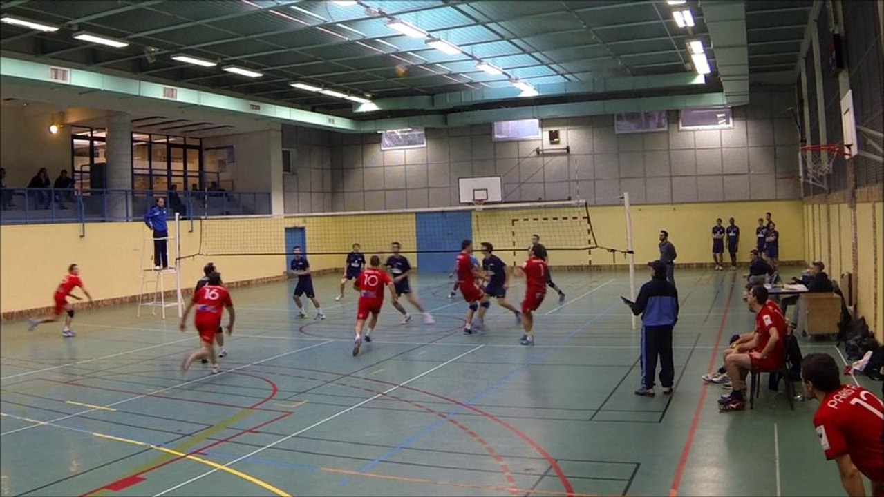 2013/2014 - R1MA VOLLEY-BALL - PUC VOLLEY-BALL vs PARIS AC - Match complet