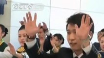 Shanghai Flight Attendants Stage Flash Mob