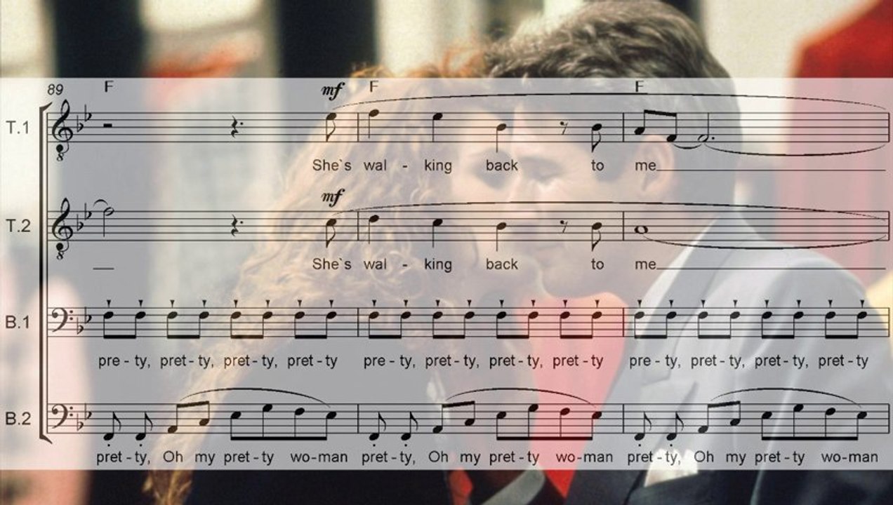 ARRANJO - Pretty Woman (Coro Masculino TTBB)