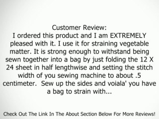 Polyester Mesh Sheet, Opaque Off-White Review