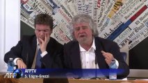 Européennes: l'Italien Beppe Grillo se défend de tout populisme