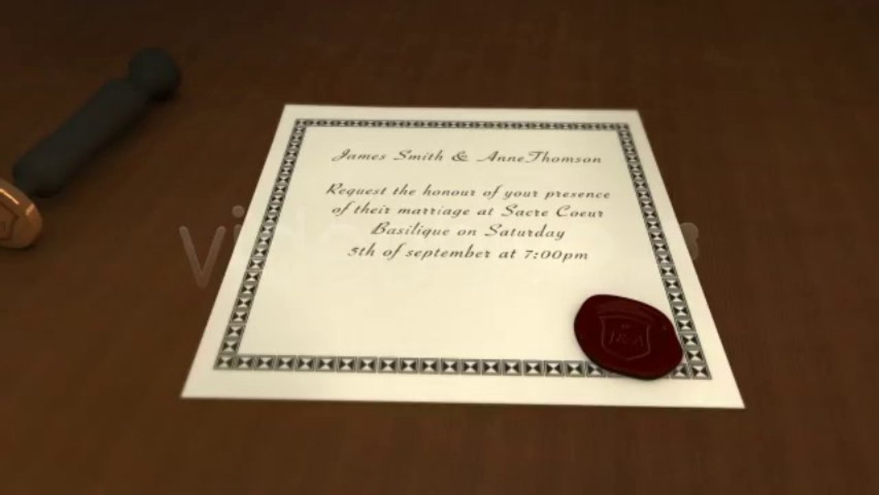 Elegant Wedding Invitation - After Effects Template