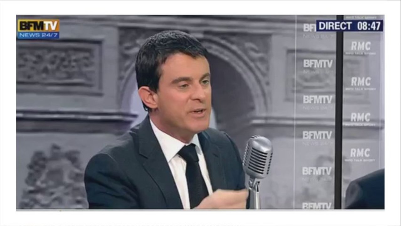Valls reconnaît avoir fumé "peut être une fois" du cannabis