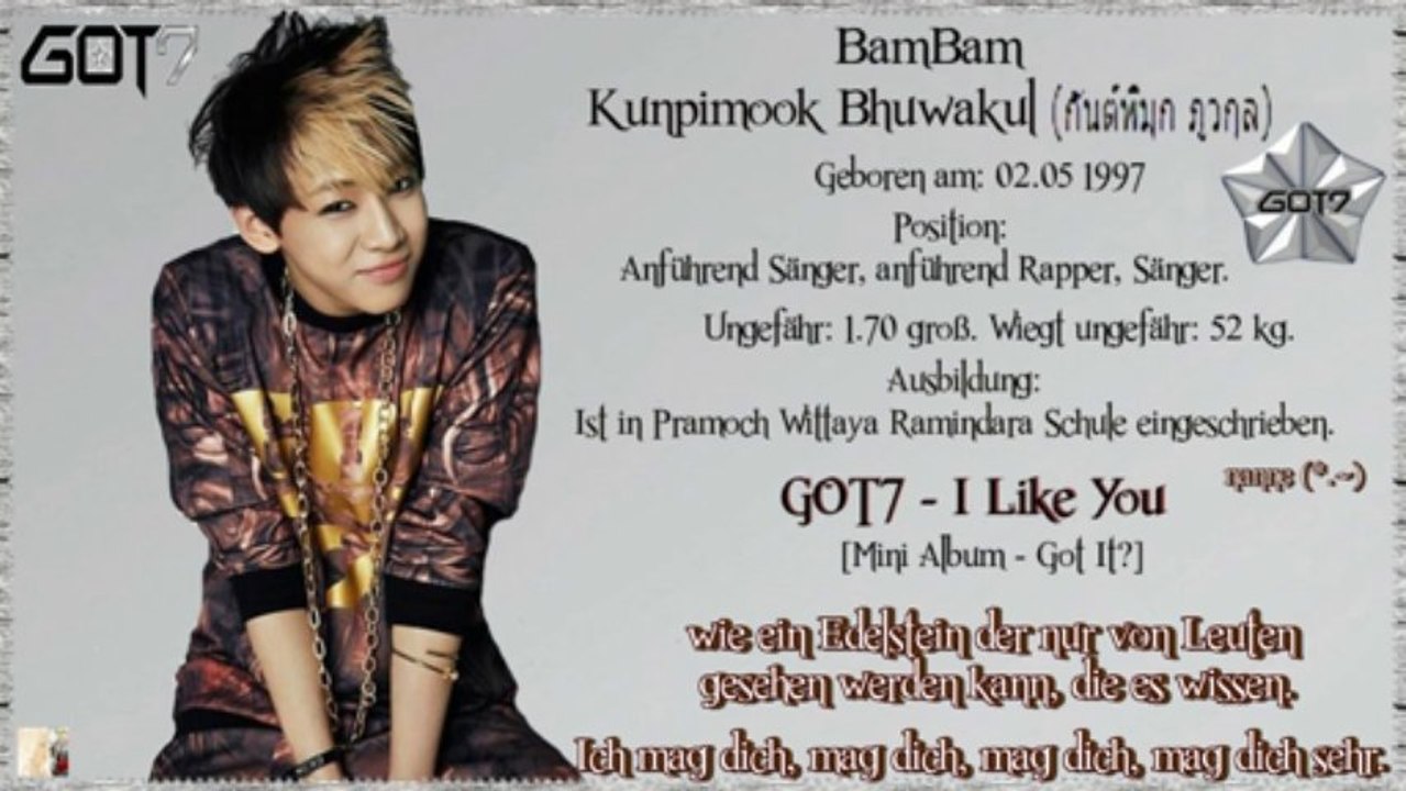 GOT7 - I Like You k-pop [german sub]