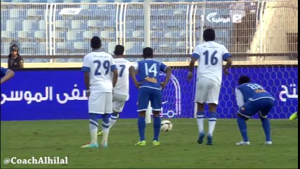 الهدف الأول للهلال على الفتح - كأس ولي العهد 2014