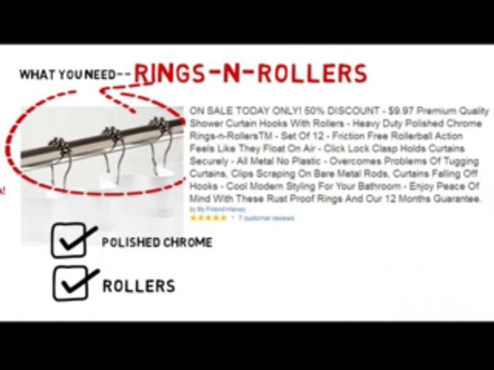 Unique Shower Curtain Rings Solve The Problems