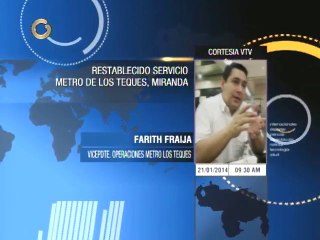 Download Video: Investigan cortocircuito que ocasionó interrupción en el servicio del Metro de Los Teques