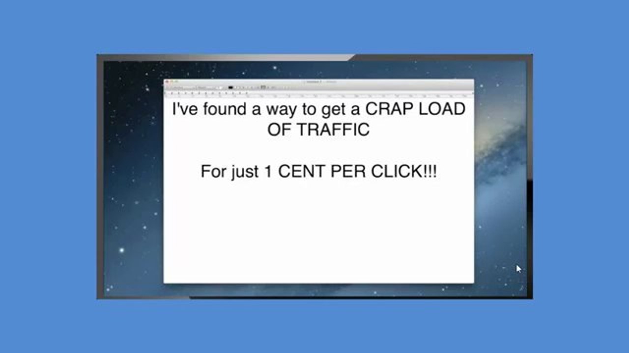 1Cent Facebook Click Advertising - Make Money Online How To Get Thousand Of Visitors On Your Website
