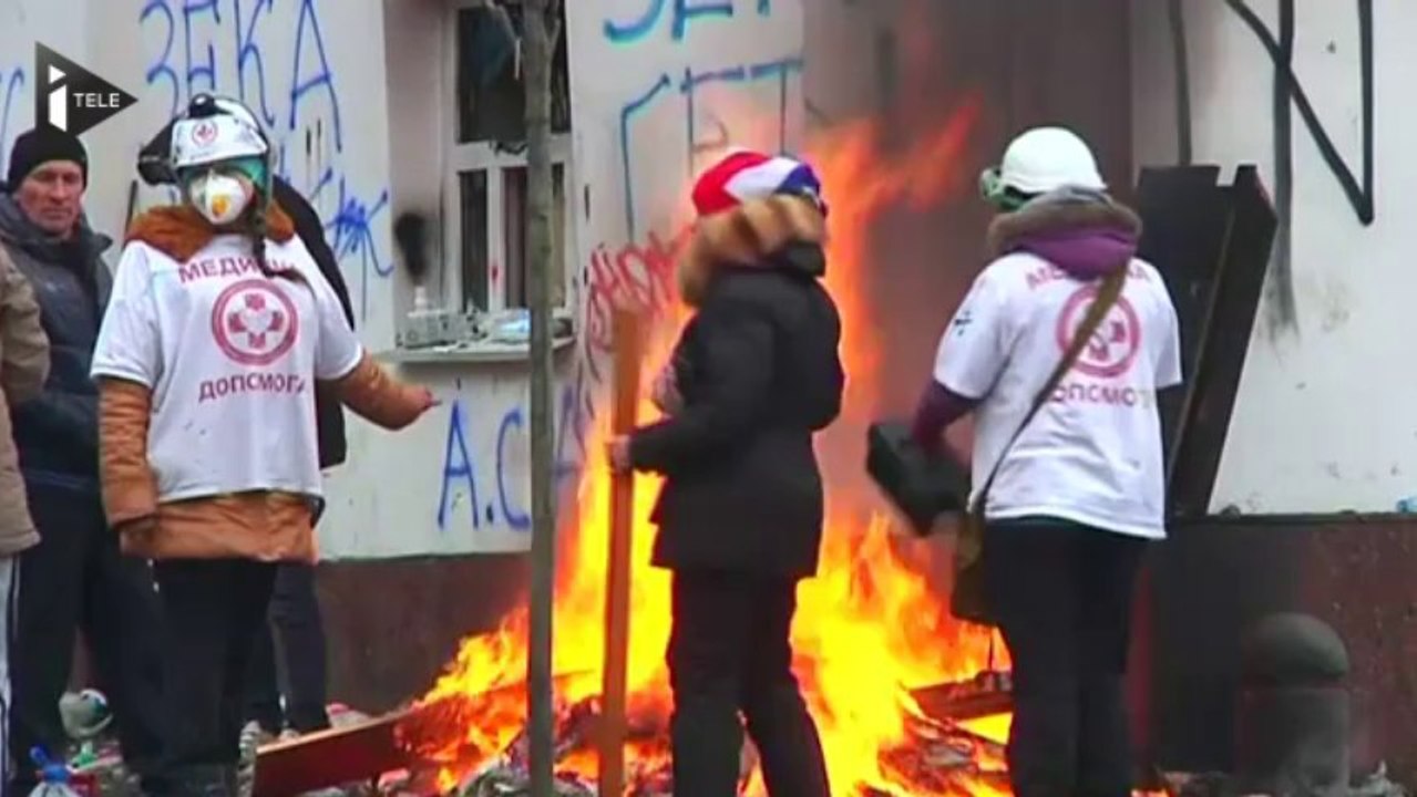 Troisième jour d'affrontements à Kiev